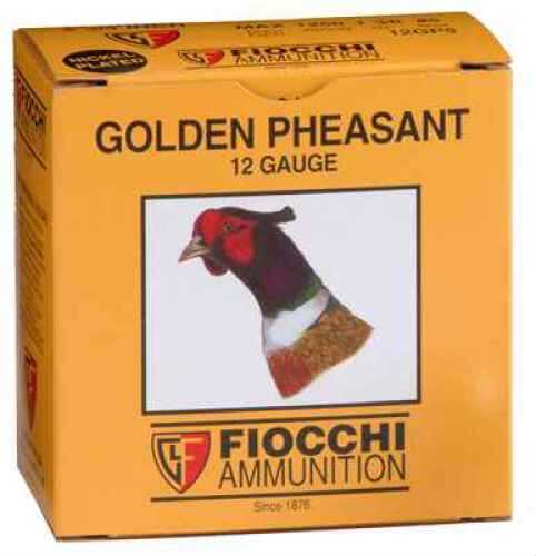 12 Gauge 2-3/4" Nickel-Plated Lead #6  1-3/8 oz 25 Rounds Fiocchi Shotgun Ammunition